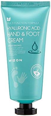 MIZON Hand Cream for Dry Cracked Hands, Elbows, and Heels, with Hyaluronic Acid, Instant Hydration for Skin, Hydrating and Moisturizing for Soft Supple Hands, Light and Non-Greasy 100ml 3.38 fl oz