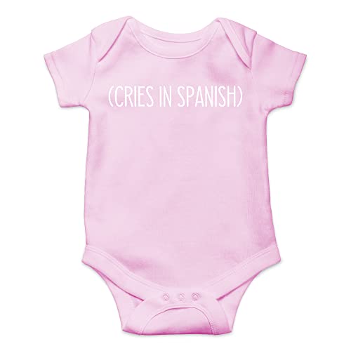 Image of CBTwear Cries in Spanish - Baby Clothes - Funny Newborn Bodysuit Outfits for Boys and Girls