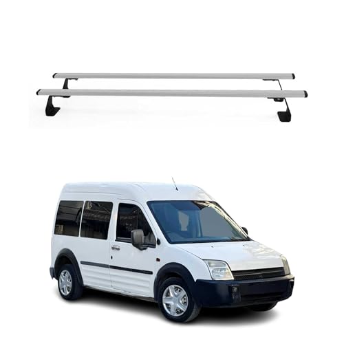 Barres de toit acier Ford Transit Connect I 2003-2013 galerie de toit OMAC argent