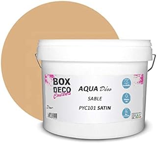 Aqua Déco Acrylic Wall Paint Satin Look 10 L / 100 m², Sand Beige