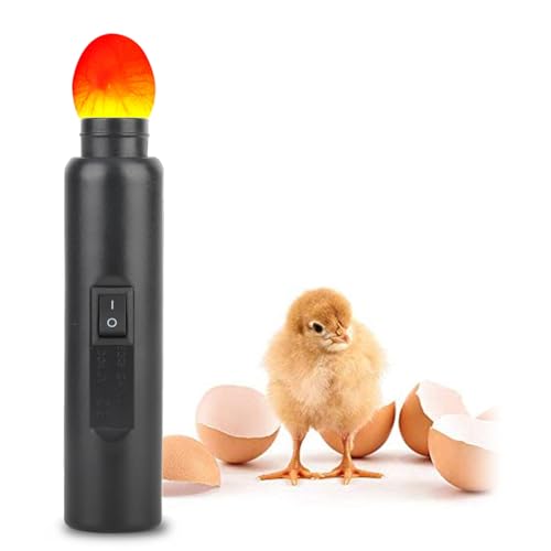 SHUAIGUO Egg Candler Incubator,LED Light Egg Candler Tester Auto Mini Lighting Incubator for Egg Hatching, Experiment Learning