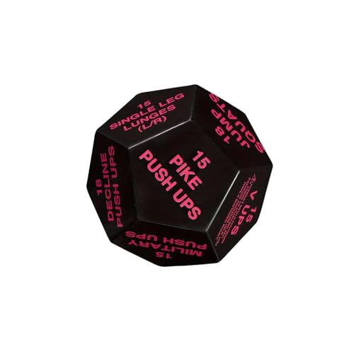 QUXVUIS Plyometrische Übungen mit Würfeln: Gruppenkurse für Spaß und Fitness – Gemeinsam trainieren und Spaß haben! Würfeltraining für Erwachsene, Jugendliche und, Rot