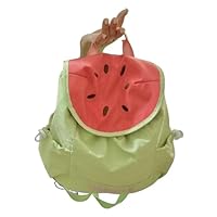 Cute Summer Fruit-themed Ultralight Backpack for Girls | green