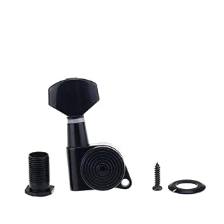 FLFL Chevilles Cordes Guitare Noir 6-in-Line 19: 1 Ratio Verrouchon De Verrouillage Tuning PEGS Machines Machines Têtes… - Les Beatles, Paul McCartney, John Lennon, RIngo Starr, George Harrison FLFL Chevilles Cordes Guitare Noir 6-in-Line 19: 1 Ratio Verrouchon De Verrouillage Tuning PEGS Machines Machines Têtes… – Image 3