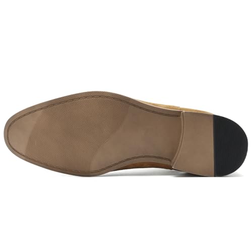Image of Cestfini Chelsea Boots Men Classic Elastic Dress Boots Casual Men's Chelsea Ankle Boots