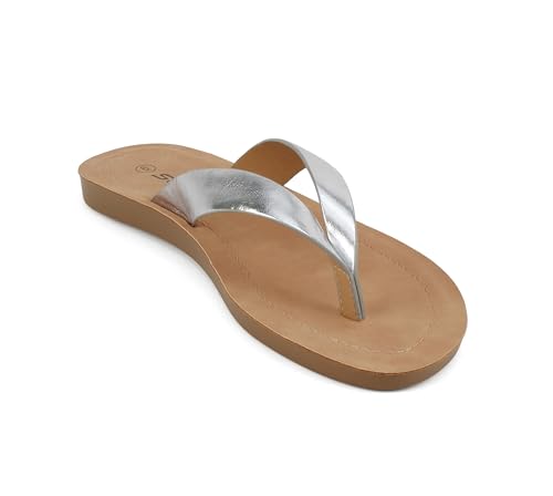 Image of Soda Shoes Women Flip Flops Basic Plain Slippers Thongs Sandals Strap Casual Beach Ella-S
