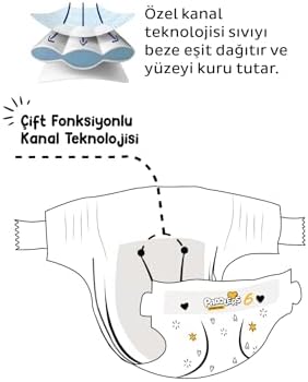 Paddlers Protection Bebek Bezi 6 Numara X-Large (15+ Kg) 32 Adet – Jumbo Paket, Maksimum Koruma - Görsel 6
