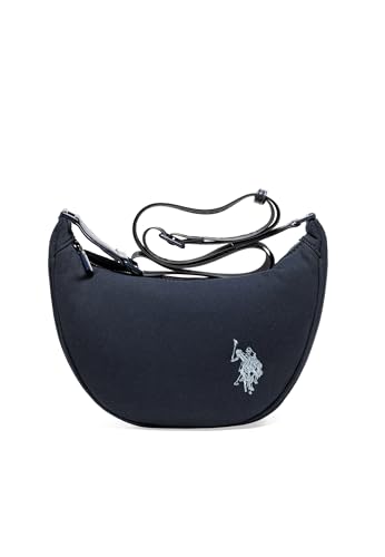 U.S.POLO ASSN. - Borsa hobo in cotone, blu navy (20 X 10.5 X 18 cm)