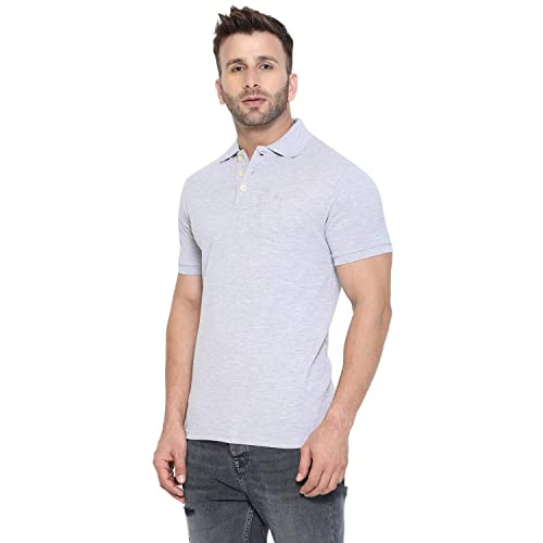 Image of CHKOKKO Men's Cotton Regular Fit Half Sleeves Polo T-Shirt