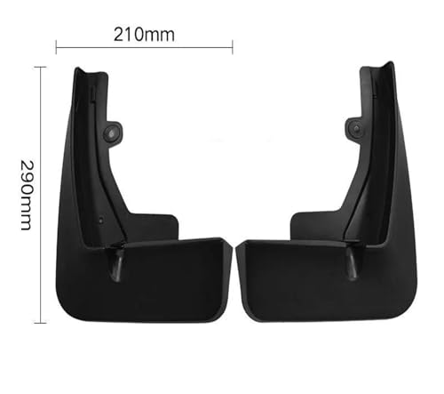 Salpicaderas de coche Peugeot 2008 para modelos 2020 y 2021 ajustadas a los neumáticos 6