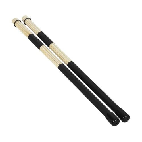 2 Baquetas de Bambú con Rack y Cepillo para Percusión miniatura 1