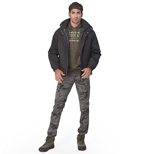 Image of Woodland Mens Nylon Casual Regular Jacket