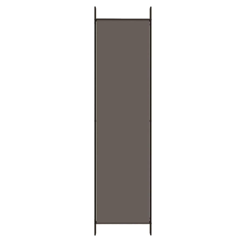 Divisorio a 3 pannelli, 150 x 220 cm, antracite, tessuto traspirante e resistente, design pieghevole, facile da montare, ideale per separare gli spazi interni,