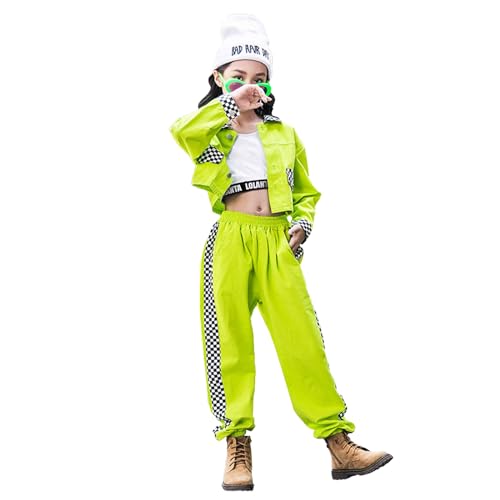 Conjunto de disfraz K-pop para niñas 3 piezas miniatura 1