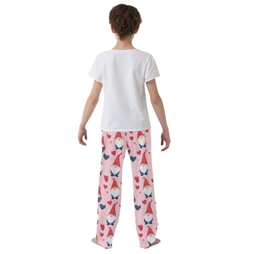 Pajama Bottoms, Pajamas Pant Gnomes Lounge Wear Casual Cartoon Pink Sleep Long Pants Soft Pjs Sleepwear3