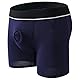 Faringoto Herren-Dessous, sexy Boxershorts, Unterwäsche, hohles Loch, Unterhose, Höschen, Baumwoll-Shorts, Marineblau, Large