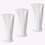 5 Micron 4 Inch Ring Felt Filter Socks by 9 Inch Long, 4