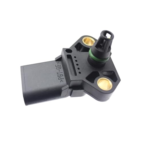 qimingsy MAP Manifold Air Pressure Sensor, Intake Air Pressure Sensor, for VW, for Polo V 6R 1.2 TSI Hatchback Petrol 20112014 MAP Manifold Absolute Pressure Sensor 0261230267 03G906051D