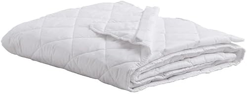 Miniatura 2 de Yatas BEDDING Protector de colchón acolchado, lavable a máquina y de fácil cuidado, protección y comodidad superiores, funda de algodón 100% natural