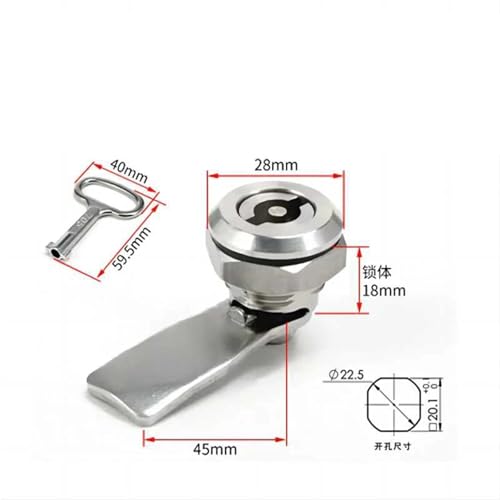 Serrure industrielle MS705 inox pour remplacer les verrous rouillés