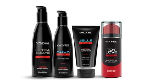 Wicked Sensual Care Ultra Heat Silicone Based Personal Lubricant 60ml (Warming Effect)