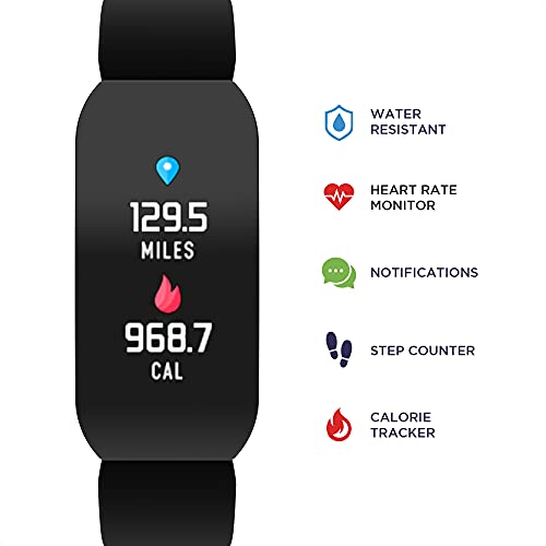 iTouch Fitness Tracker Active for Men and Women, Heart Rate, Step Counter, Notifications, Sleep Monitor, Customizable Watch Face, Compatible with iPhone - Android, App - Bluetooth Connectivity - Image 3