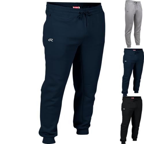 Rawlings | Men's Fleece Training Jogger Pants | Adult Large | Navy
