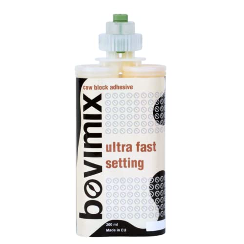 Bovimix Ultra Fast Setting Hoof Block Adhesive 200ml (Single Cartridge)