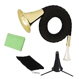 Instruments de musique à vent : le cor d'harmonie est un instrument en laiton pratique, caractérisé par sa légèreté et sa facilité de transport