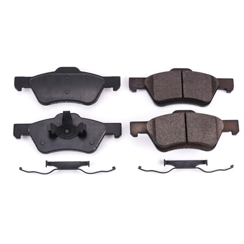 Image of PowerStop Front Brake Pads for Ford Escape 2005-10 |Mazda Tribute 2005-06 |Tribute 2008-10 |Mercury Mariner 2005-10 - Z17 Ceramic Brake Pads with Installation Hardware, 17-1047