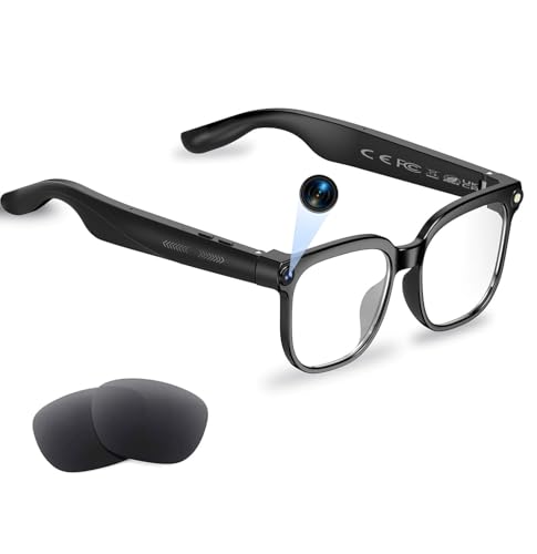 AI Smart Glasses with Camera and Audio