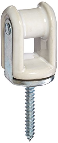Morris 21896 Heavy Duty Reinforced Wire Holder, Porcelain, 3/8" x 2-1/4" image 2