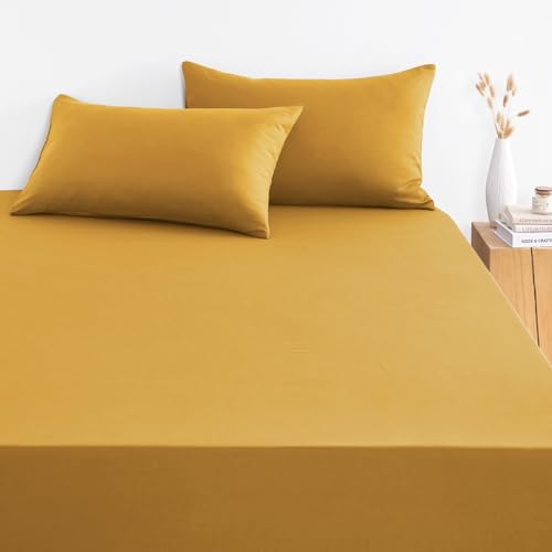 bedroom best yellow bed sheets