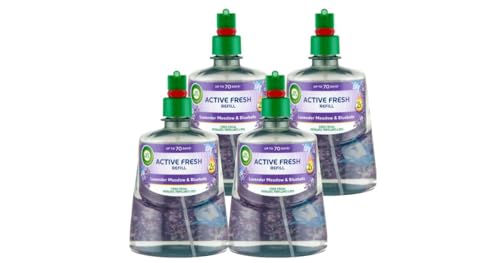 Air Wick Active Fresh Lavender modow und blubellls Nachfüllpackung für automatische Lufterfrischer 4x228ml