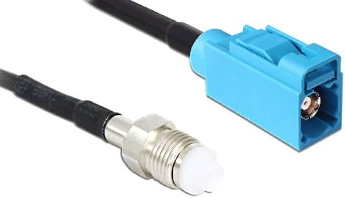 DeLOCK 88630 cavo coassiale FME FAKRA RG-174 Nero DeLOCK 88630 cavo coassiale FME FAKRA RG-174 Nero