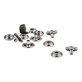 Taylor Made Products 401 Marine Female Snap Fastener - Pack of 6,Silver