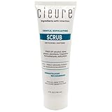 Cleure Sensitive Skin Hypoallergenic Exfoliating Facial Scrub (6 Oz)