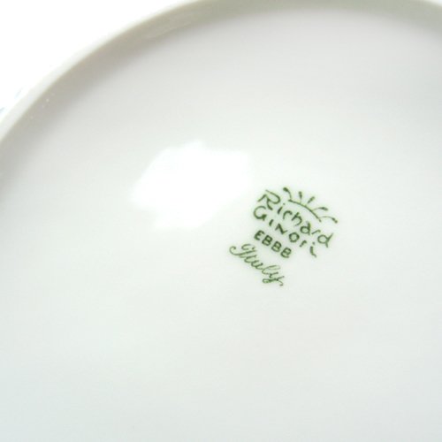 【美品】リチャードジノリ　ベッキオホワイト ラウンド25cmサラダボウル大　2個 ジノリ1735／リチャード ジノリ（GINORI 1735／Richard Ginori