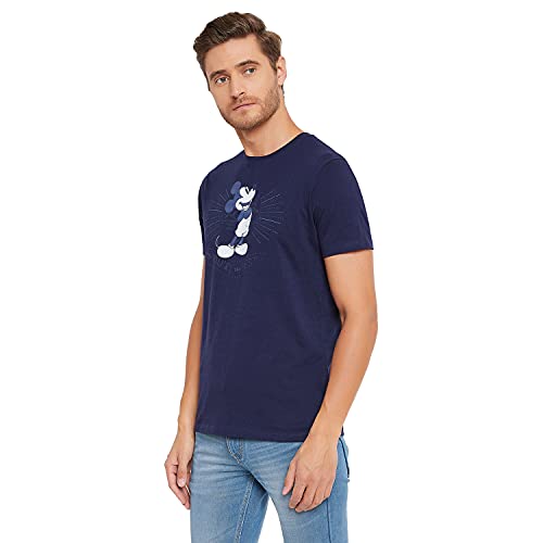 Image of Men's Regular Fit Round Neck Short Sleeves Knitted T-Shirt