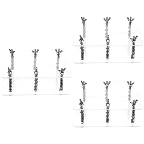 jojofuny 3 Sets Card Storage Holder Card Presser Diy Accessory Home Supplies Grading Tool