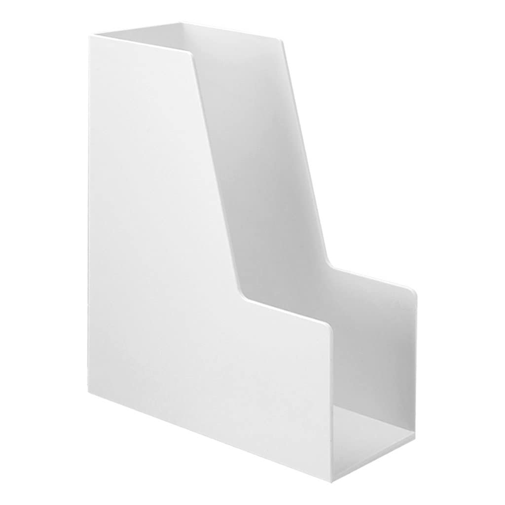 Estante para archivos Soporte de archivo Desktop Storage File Rack Vertical File Sorter Adecuado for el almacenamiento en el hogar y de la oficina 9.1x24.9x30.8cm Para organización y almacenamiento