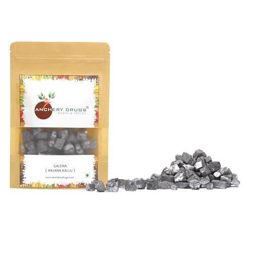Image of Anjanakallu (Surma Stone) | Natural Kohl Stone | Anjana Kal | Stibnite | Galena | Traditional Eye Cosmetic Mineral | Authentic Kajal Stone (25 g (Pack of 1))