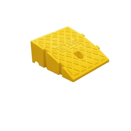 Rampa portátil para ruedas de auto 27x25x11 cm Amarilla miniatura 1