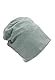 Sterntaler OCS Beanie Melange – Unisex Baby Mütze aus Melange-Singlejersey (Bio) – weiche Kopfbedeckung mit zwei Tragevarianten – lässige Übergangsmütze für Babys & Kinder – steingrün, Gr. 51
