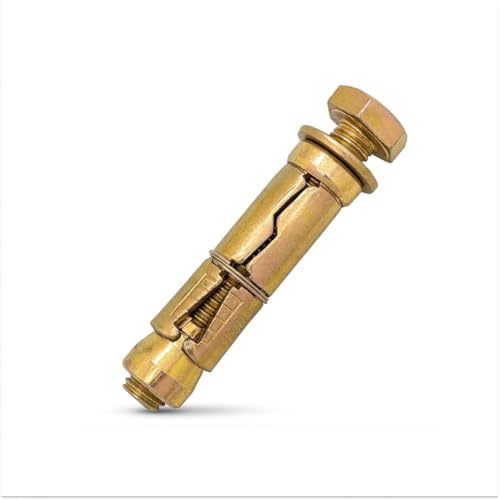 Image of ELEGANT CASA Zinc Plated Anchor Bolt Fasteners Expansion Screws 31 Pcs