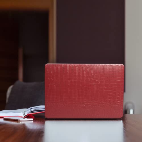 Coque MacBook Neo 13 version 2026 modèle A3404 rouge alligator
