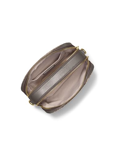 Image of Michael Kors Bryant Medium Double Zip Chain Camera Crossbody Bag