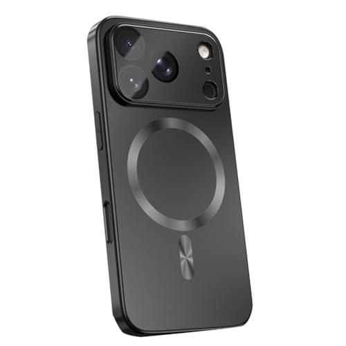 Coque iPhone 17 Pro antichoc magnétique noire avec tapis asismique de coin
