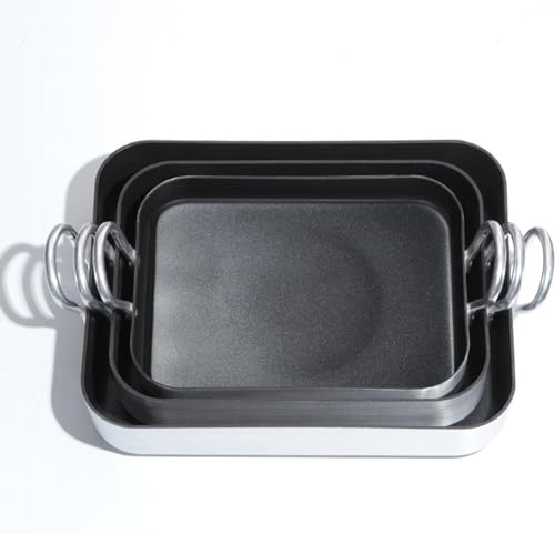 Nonstick Rectangular Roasting Pan with Double Handles