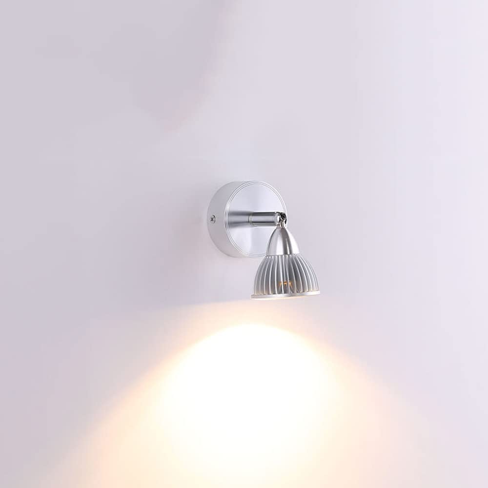 Projecteur LED, Lampe Murale à réglage Multi-Angle LED 3 W avec Interrupteur Marche/arrêt, éclairage d'appoint pour Affichage d'images pour vitrine d'armoire, Bijoux, œuvres d'art
